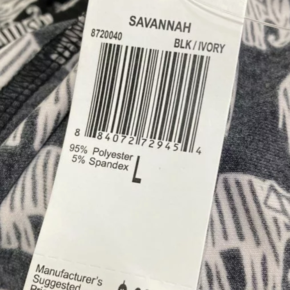 NWT Grace Elements Women's Black Ivory Business Casual Pants Size L MSRP $68 - Picture 3 of 4